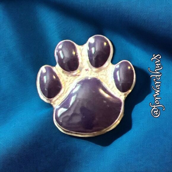 Purple Paw Print Pin - Picture 5 of 9